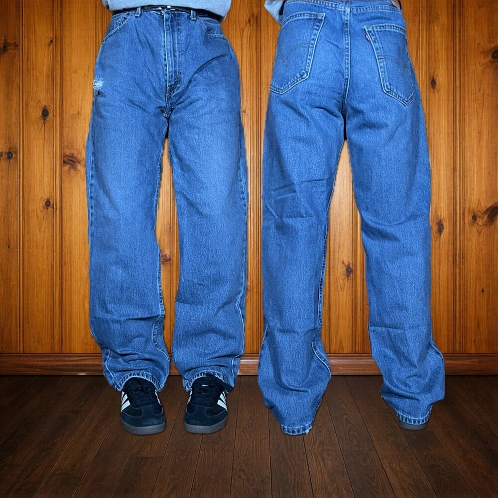 Levi's 36x34 Y2K 550 Jeans Blue Relaxed